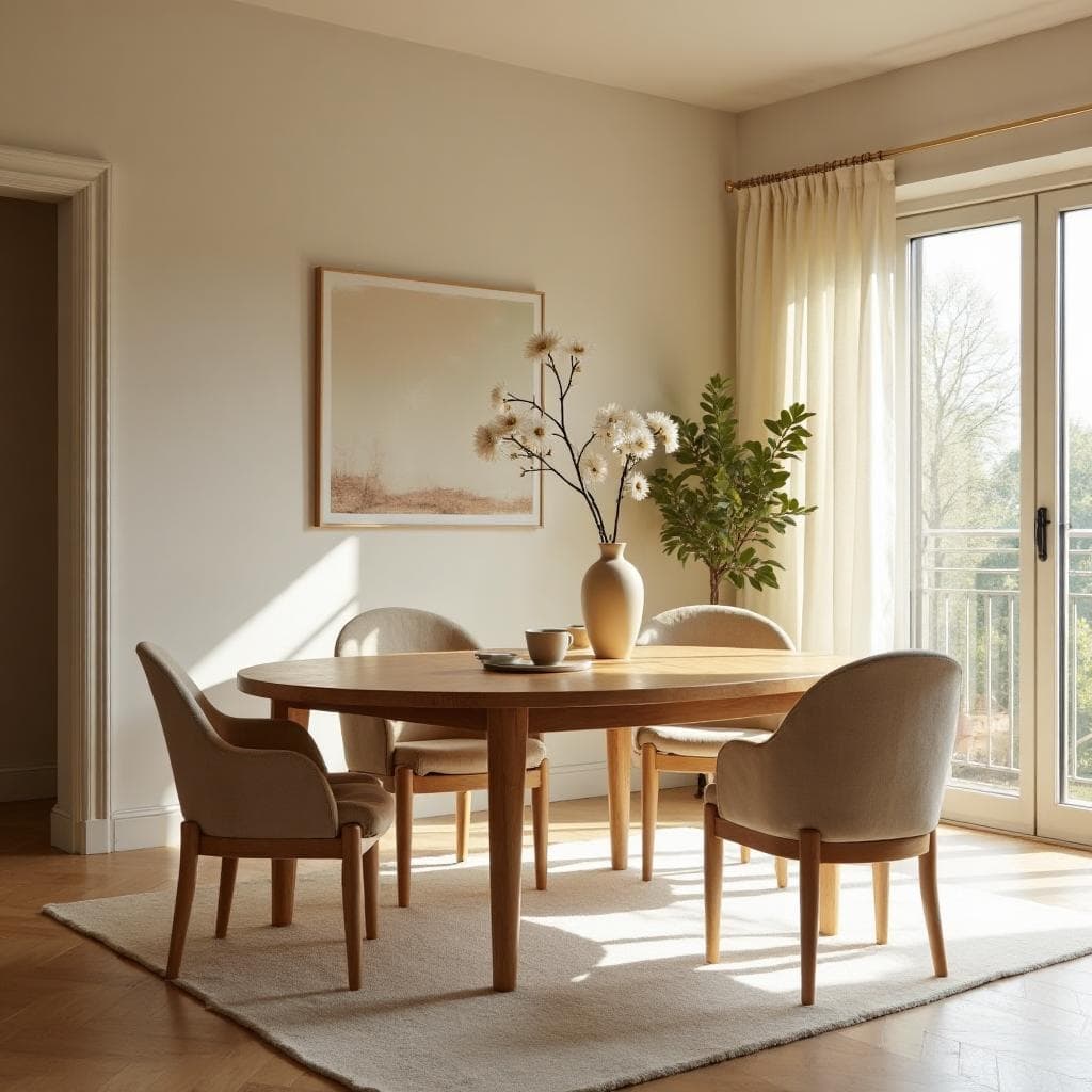 Beautiful restored dining room